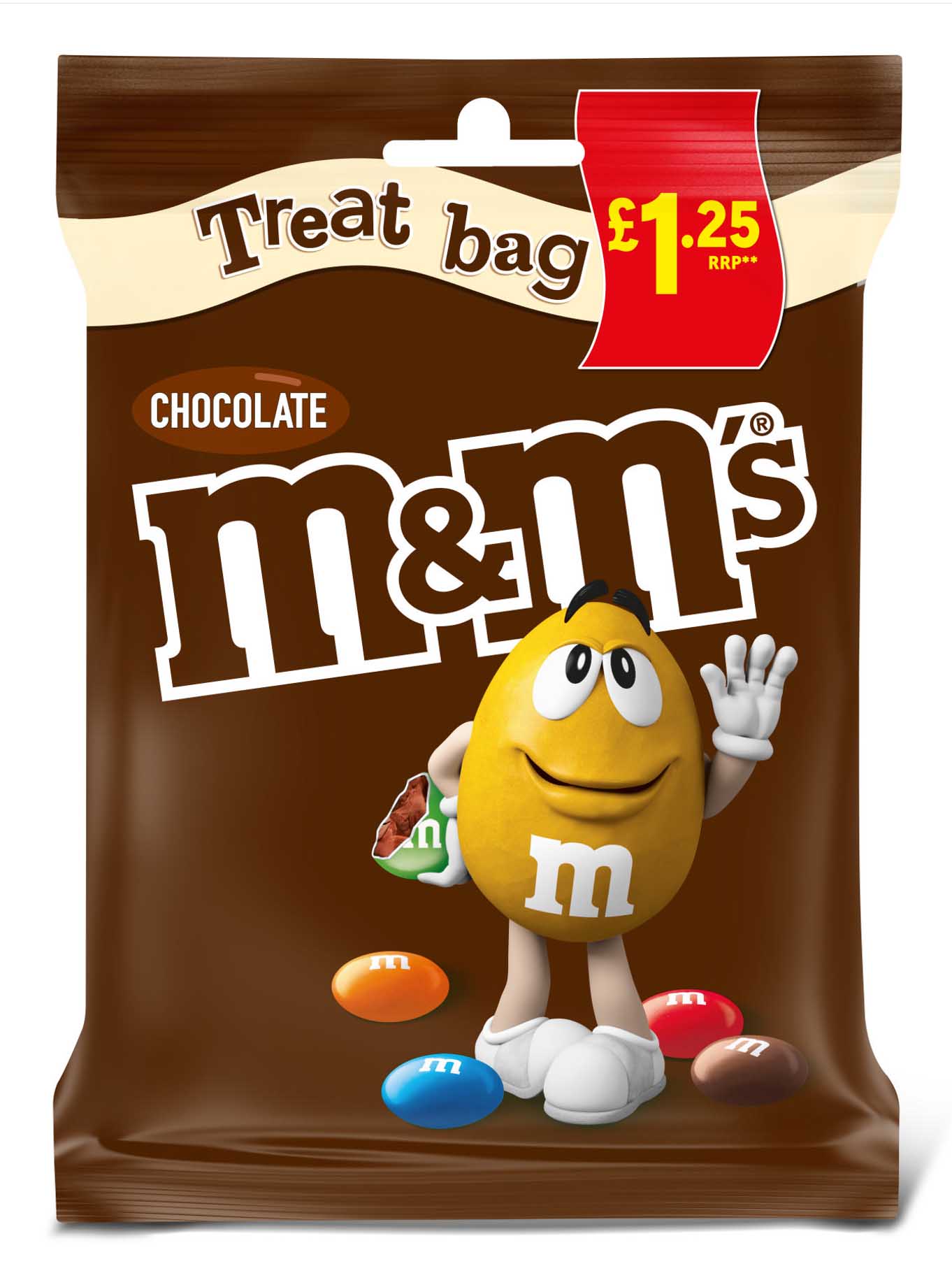 M&M's Crunchy Caramel Chocolate Pouch Bag 109g - We Get Any Stock